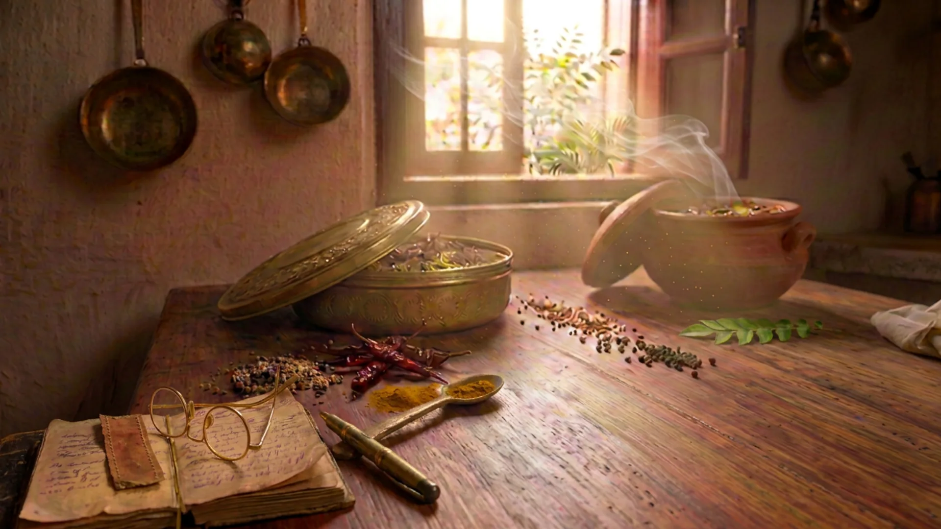 Traditional spice kitchen