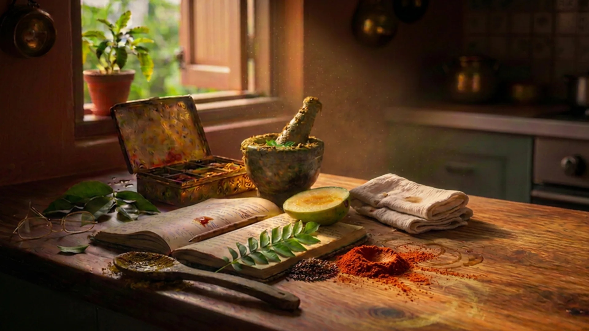 Authentic South Indian Family Kitchen